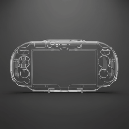 Clear protective case for PS Vita 1000 - crystal hard shell transparent cover PSV1000 model