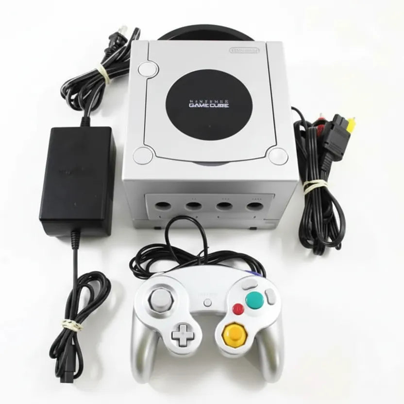 White modded GameCube console - 64GB-256GB SD card loader, custom firmware, pre-installed games and emulators