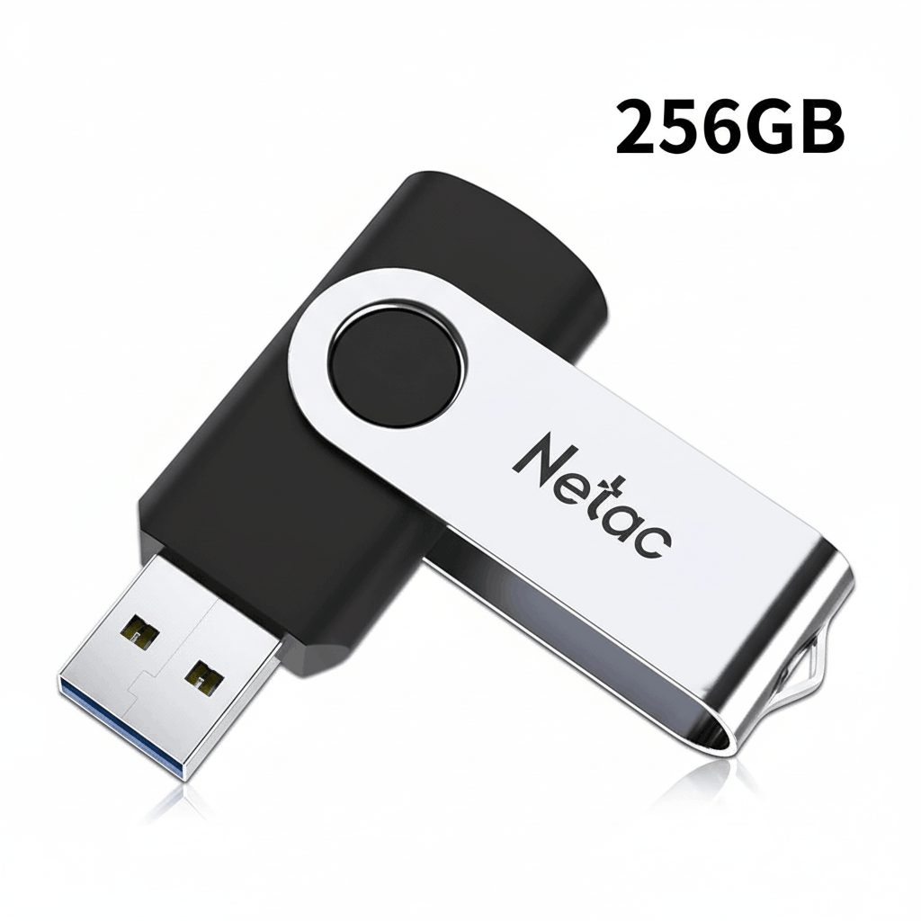 Netac 256GB USB stick for the modded Xbox 360 Slim, maximum storage for the full preloaded games library