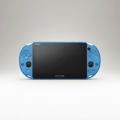 Blue PS Vita modded system - pre-loaded games, custom firmware, 64-256GB available, UK warranty
