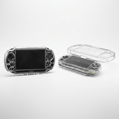 PS Vita clear protective case - crystal transparent hard shell cover for Sony PlayStation Vita 1000 2000