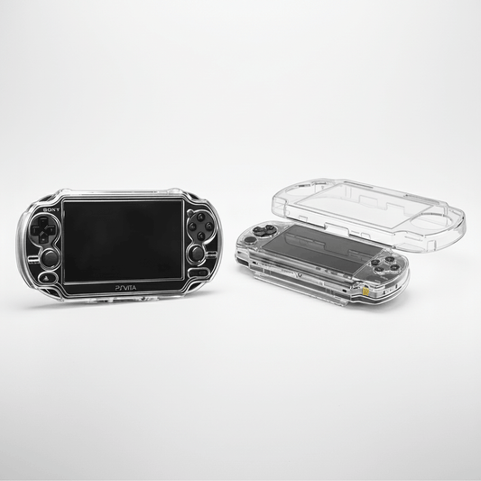 PS Vita clear protective case - crystal transparent hard shell cover for Sony PlayStation Vita 1000 2000