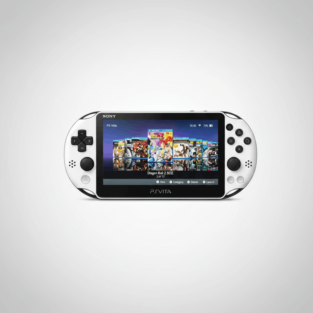 Modded white PlayStation Vita - retro gaming handheld, 64-256GB storage, free UK shipping