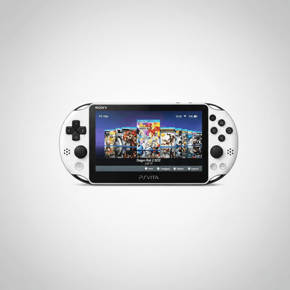 Modded white PlayStation Vita - retro gaming handheld, 64-256GB storage, free UK shipping