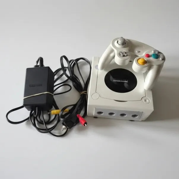 Black modded GameCube - 64GB-256GB SD card, custom firmware, pre-installed emulators and homebrew games