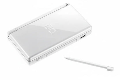 White Nintendo DS Lite with charger - fully configured custom firmware