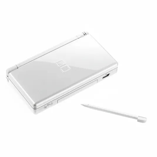 Modded Nintendo DS Lite white closed - CFW pre-installed retro gaming UK