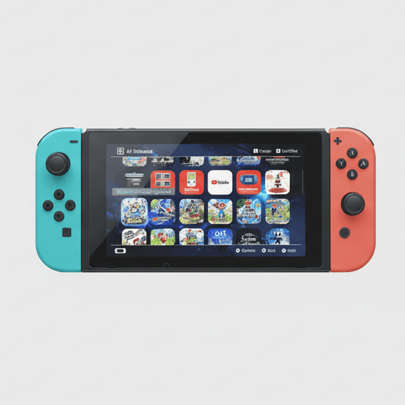 Red blue Nintendo Switch modded 64GB 128GB 256GB SD card custom firmware retro games